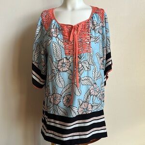 Tru Luxe tropical print top